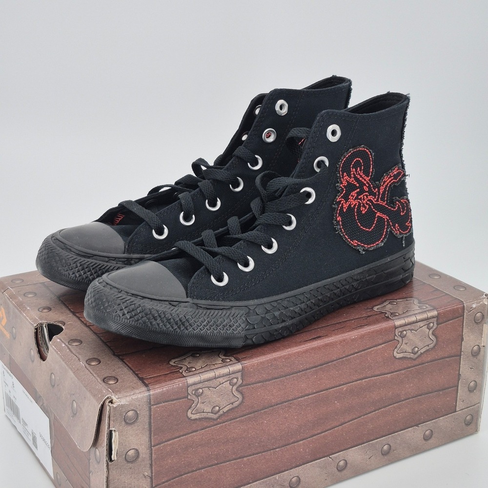 Converse X Dungeons & Dragons Chuck Taylor All Star Hi Womens Size 8 A09886C NIB - Picture 8 of 13